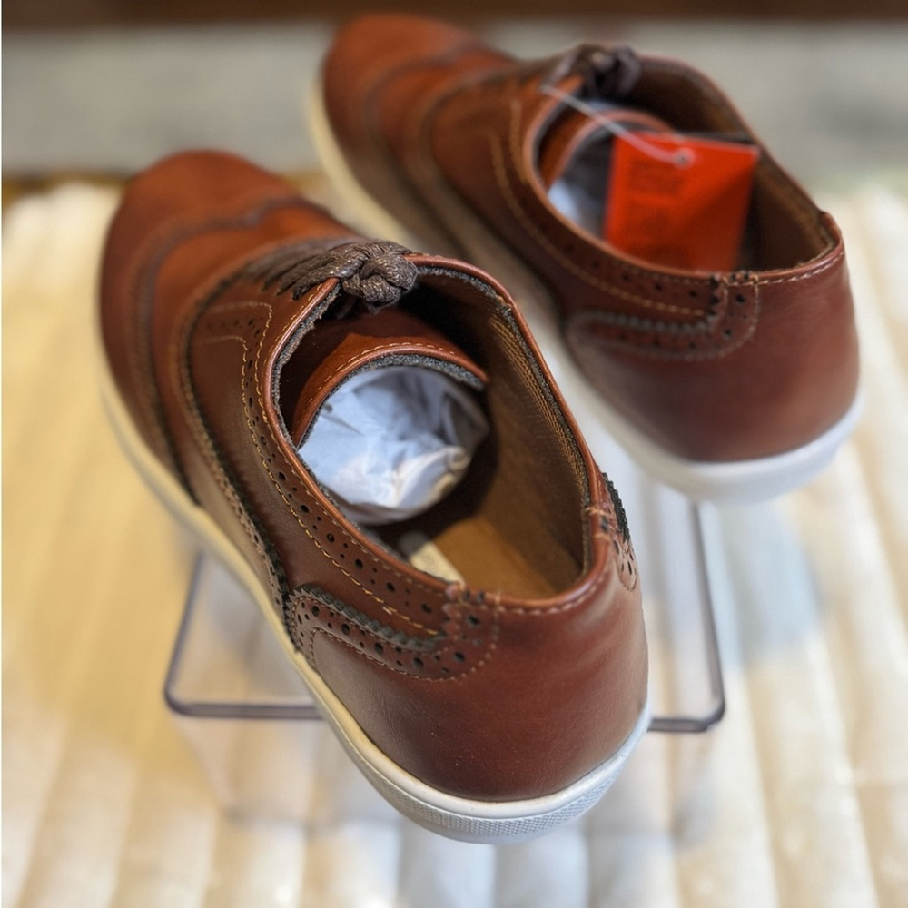 Deer Stags Brown Leather Oxfords - Picture 2 of 6